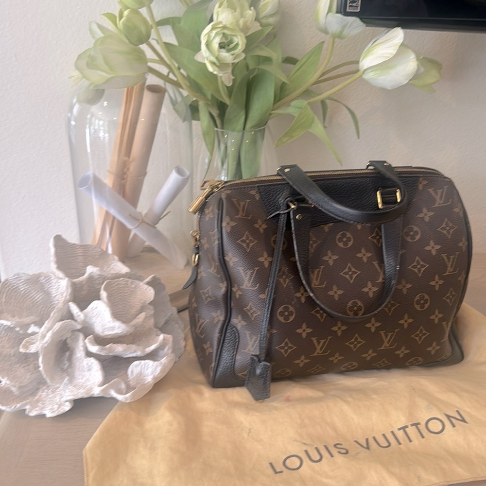 Pre-loved Louis  Coquelicot Monogram Canvas Retiro NM Bag BLACK